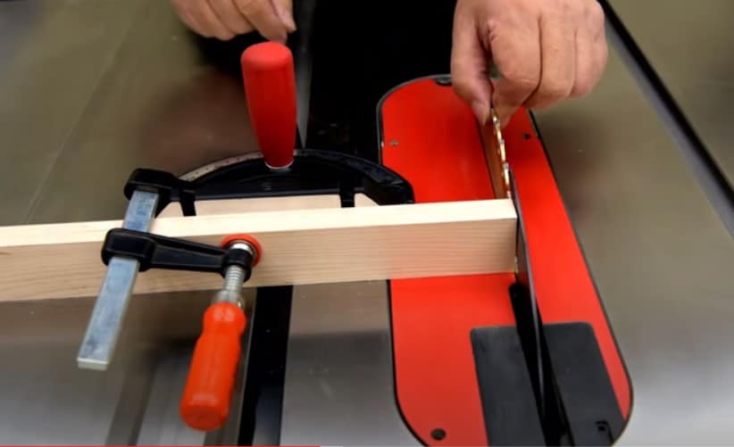 how to setup table saw